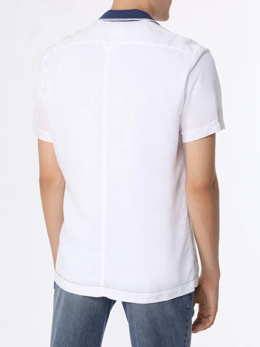 Рубашка Slim Fit однотонная CORTIGIANI