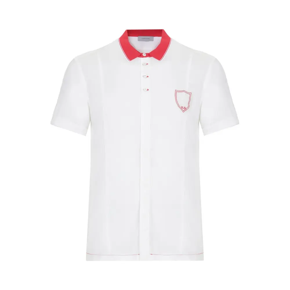 Рубашка Slim Fit однотонная