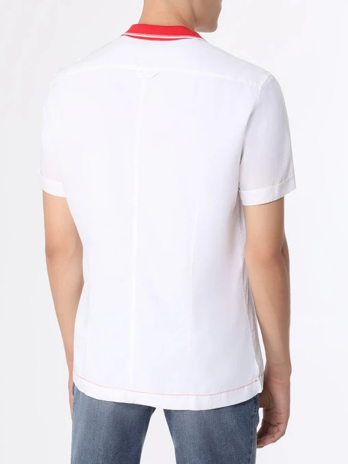 Рубашка Slim Fit однотонная CORTIGIANI
