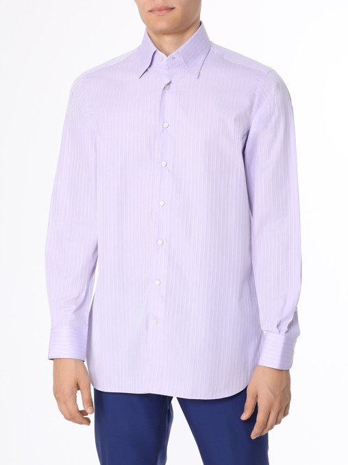 Рубашка Slim Fit хлопковая ZILLI