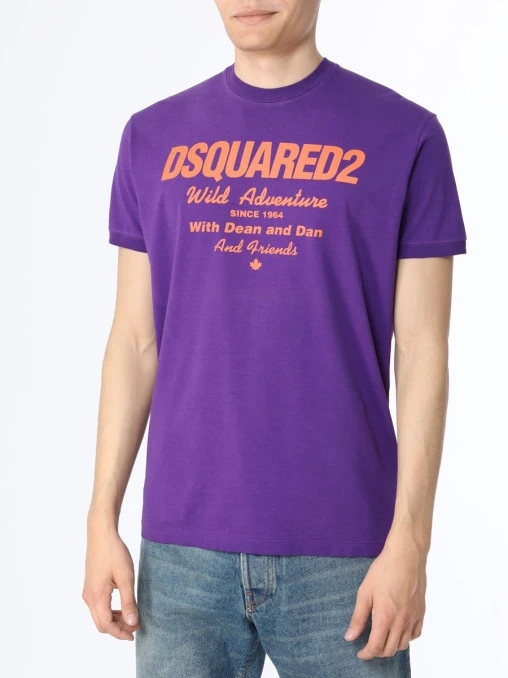 Футболка с принтом DSQUARED2
