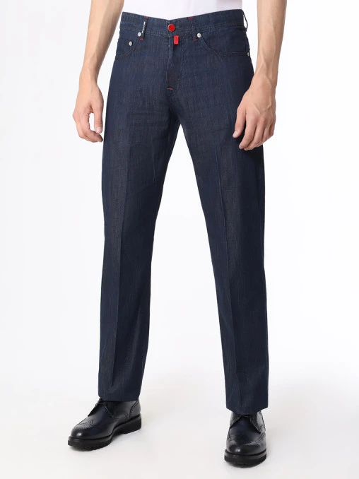 Джинсы Regular Fit хлопковые KITON