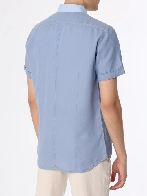 Рубашка Slim Fit из лиоцелла CORTIGIANI