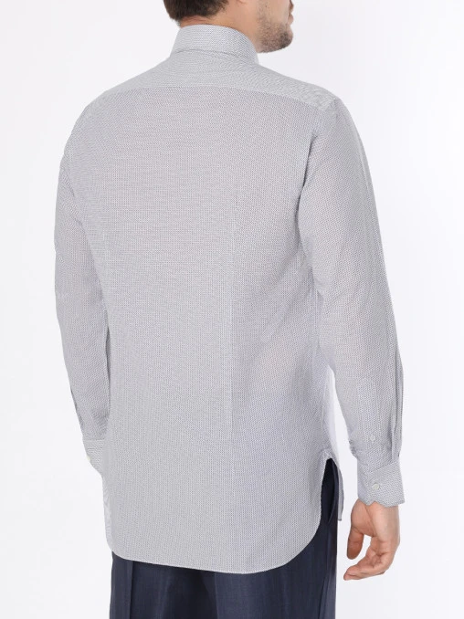Рубашка Slim Fit хлопковая ZILLI