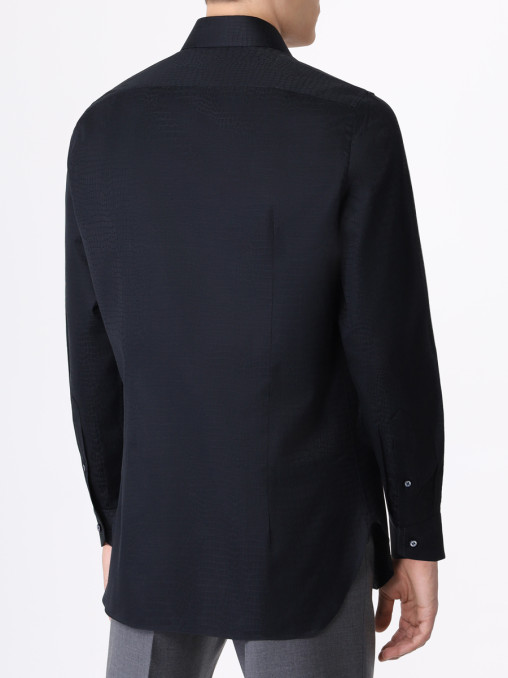Рубашка Slim Fit хлопковая ZILLI
