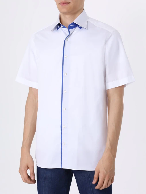 Рубашка Slim Fit хлопковая ZILLI