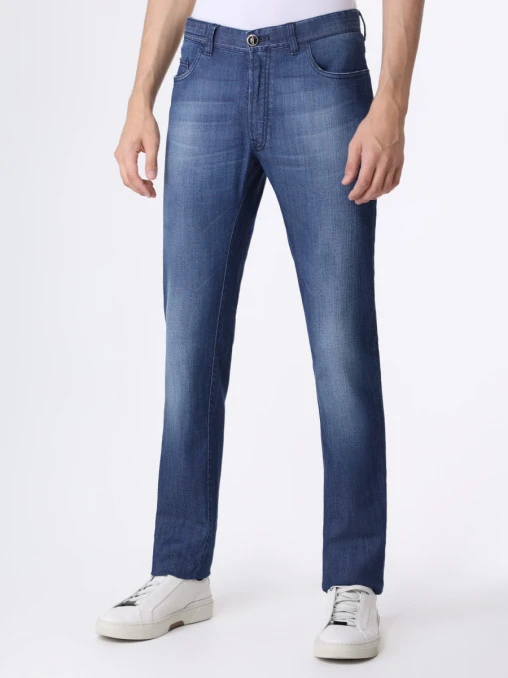 Джинсы Slim Fit хлопковые BRIONI