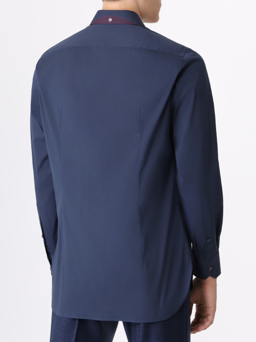 Рубашка Slim Fit хлопковая ZILLI