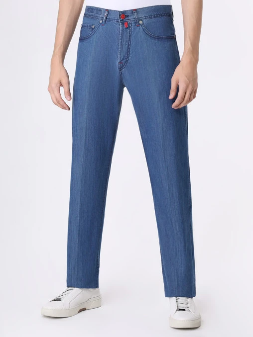 Джинсы Regular Fit хлопковые KITON