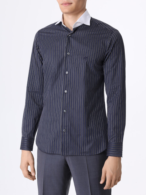 Рубашка Slim Fit хлопковая BRIONI
