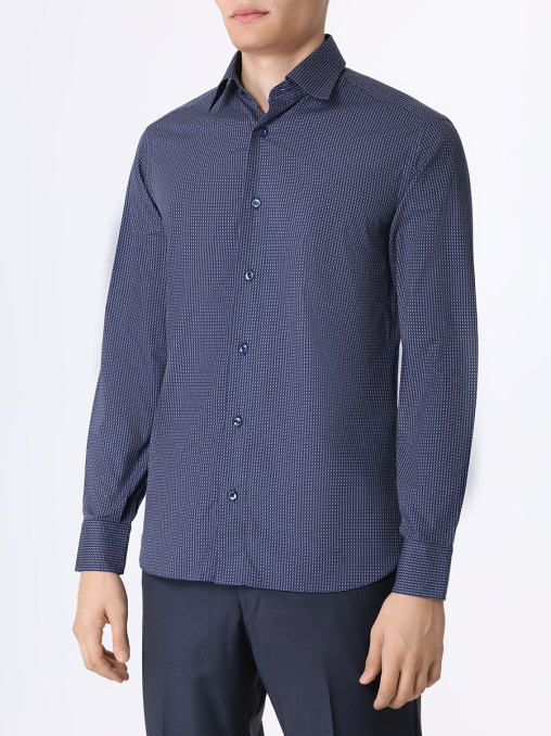 Рубашка Slim Fit хлопковая BRIONI