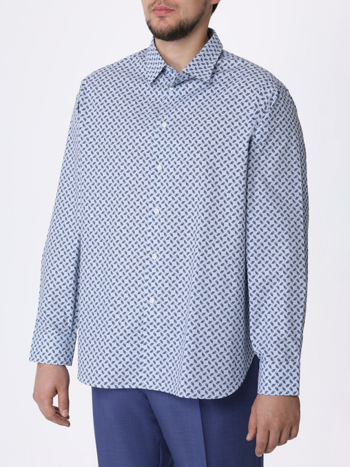 Рубашка Slim Fit хлопковая BRIONI