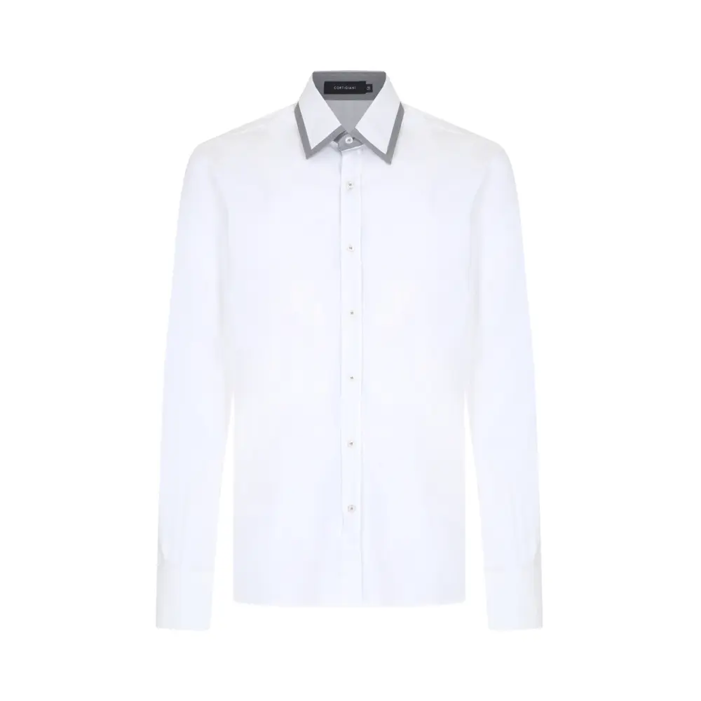 Рубашка Slim Fit хлопковая
