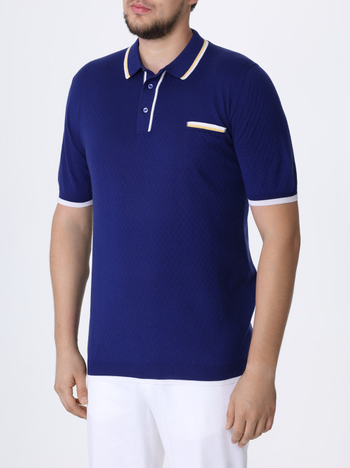 Поло хлопковое KITON