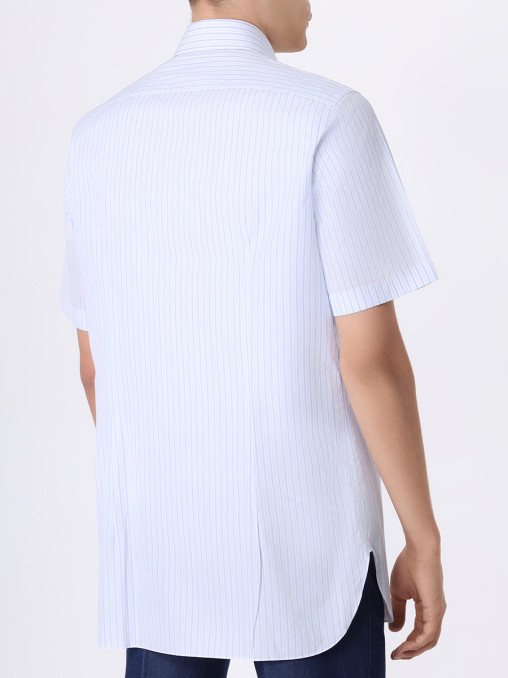 Рубашка Slim Fit хлопковая ZILLI