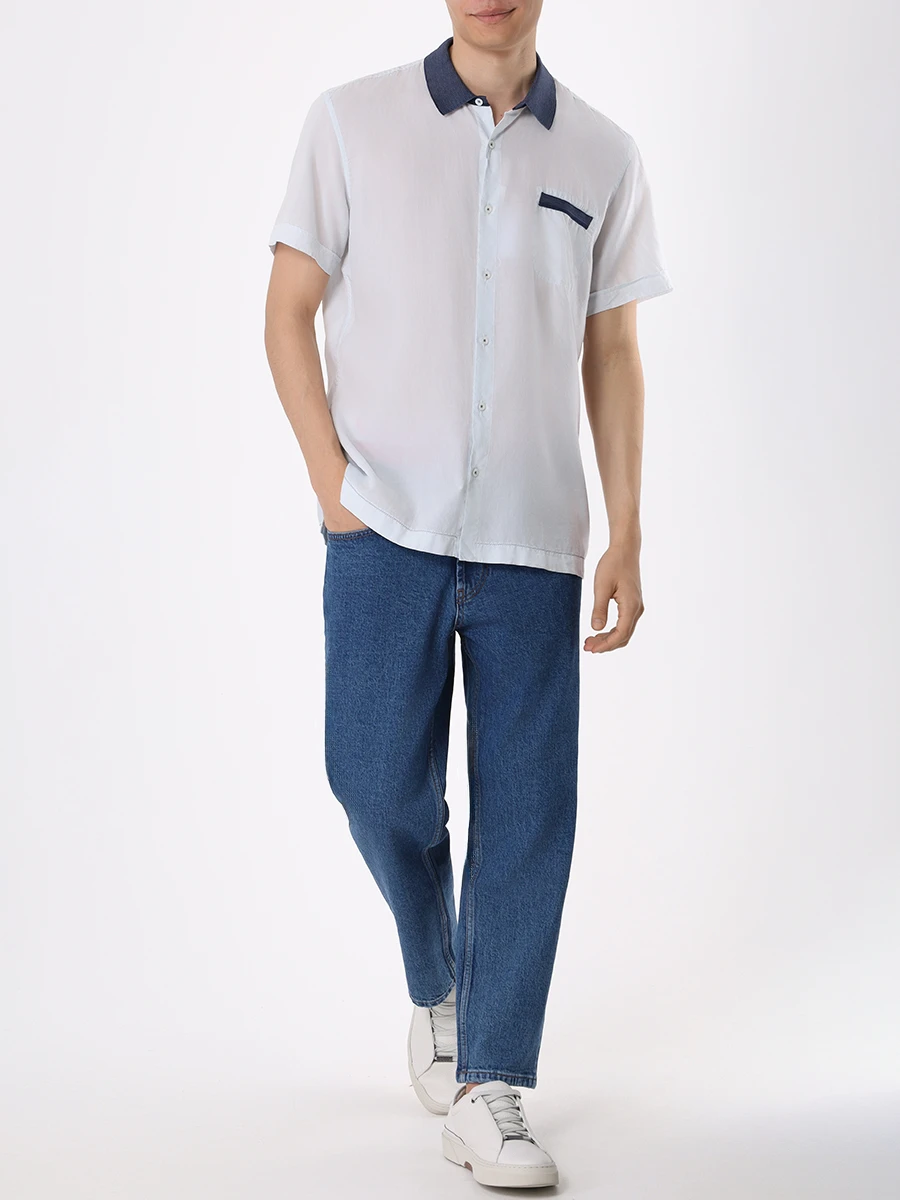 Рубашка Slim Fit из лиоцелла