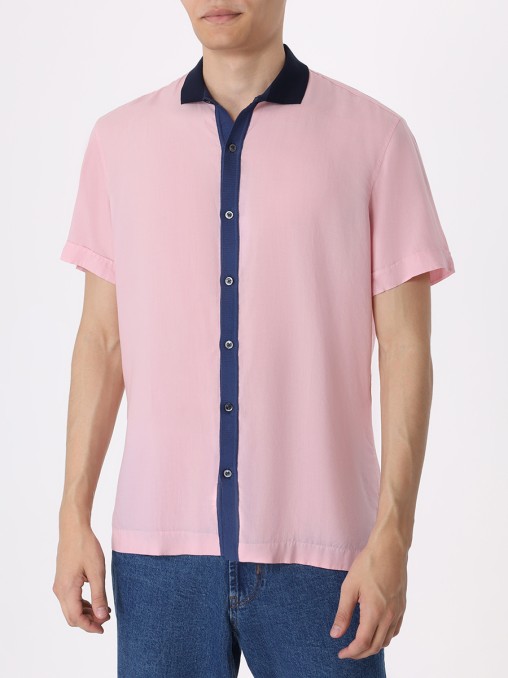 Рубашка Slim Fit из лиоцелла CORTIGIANI