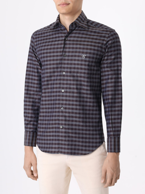 Рубашка Slim Fit хлопковая CANALI