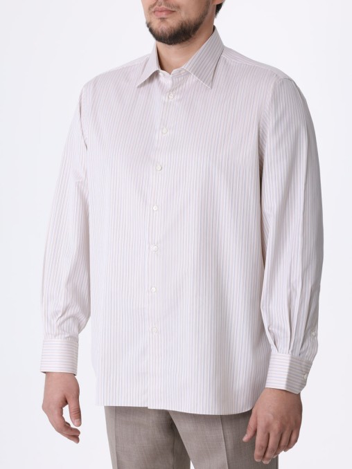 Рубашка Slim Fit хлопковая ZILLI