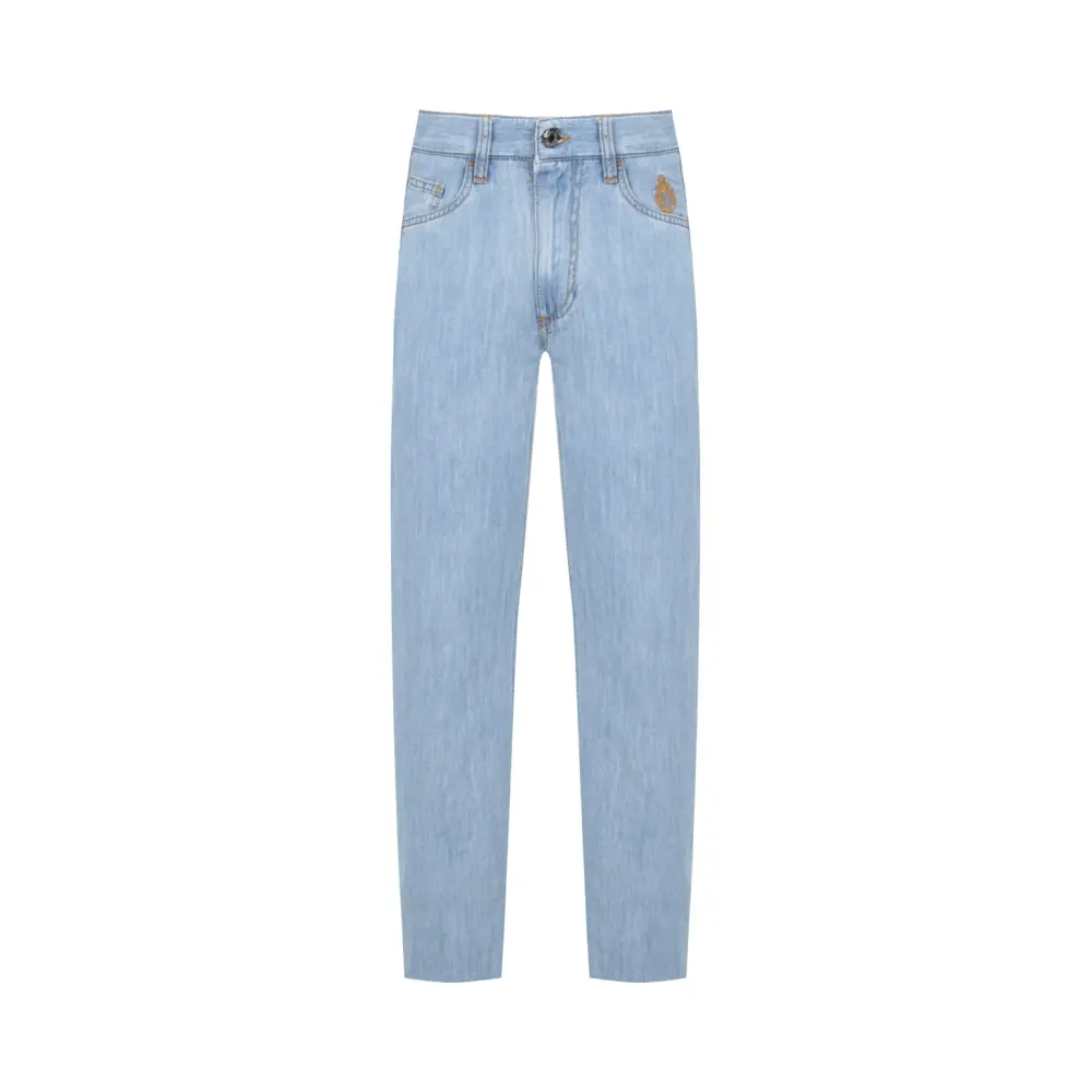 Джинсы Regular Fit однотонные