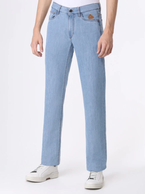 Джинсы Regular Fit однотонные CANALI