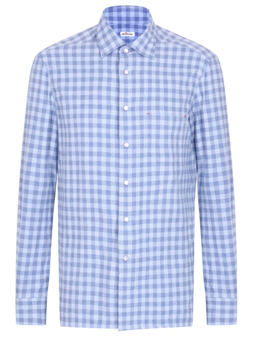 Рубашка Slim Fit хлопковая KITON