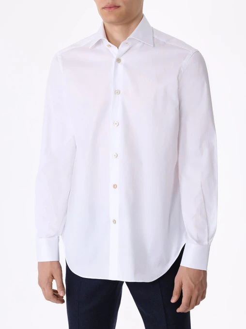 Рубашка Slim Fit хлопковая KITON