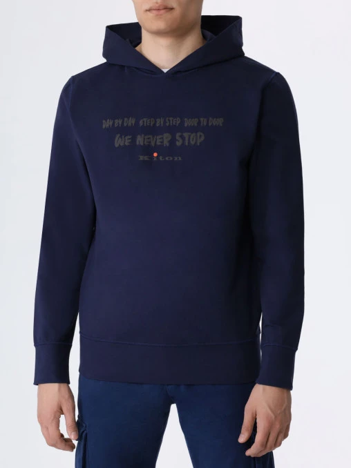 Худи хлопковое KITON