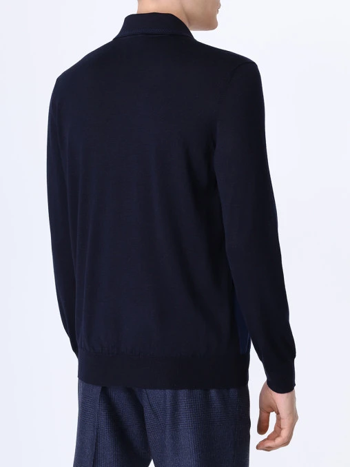 Поло шерстяное BERTOLO LUXURY MENSWEAR