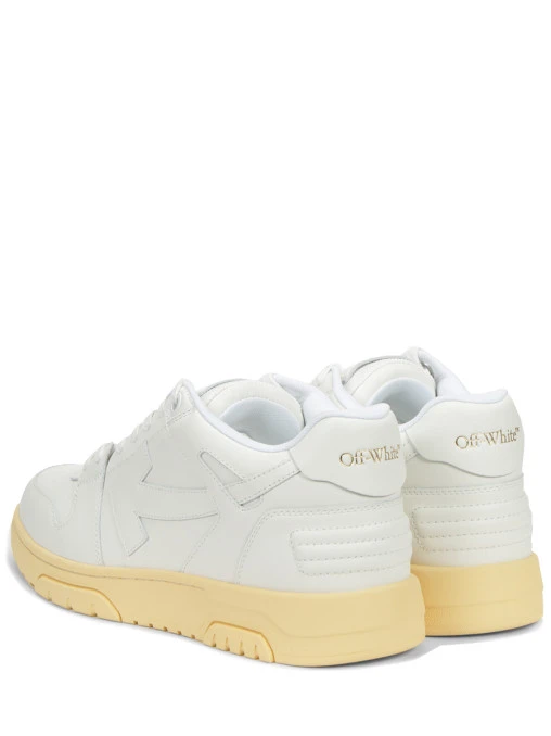 Кеды кожаные Out of Office OFF-WHITE