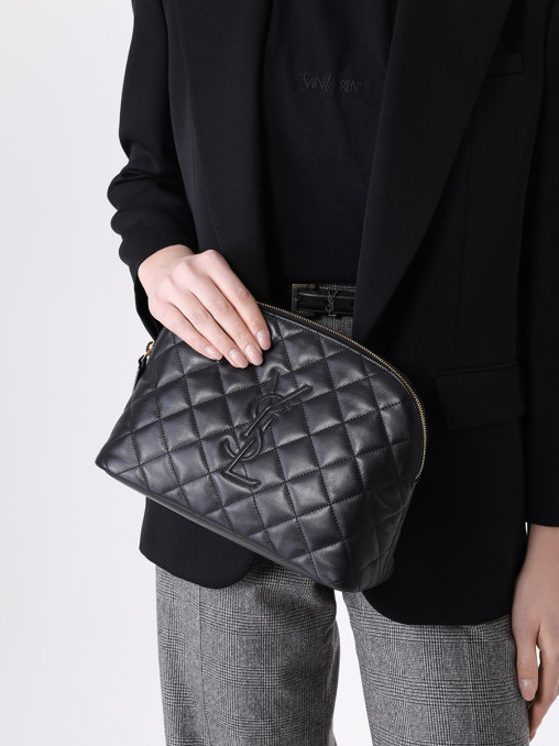 Косметичка кожаная SAINT LAURENT