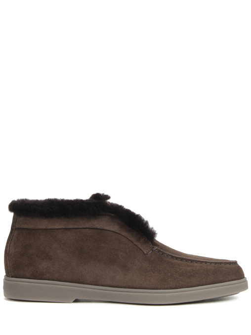 Ботинки замшевые на меху SANTONI
