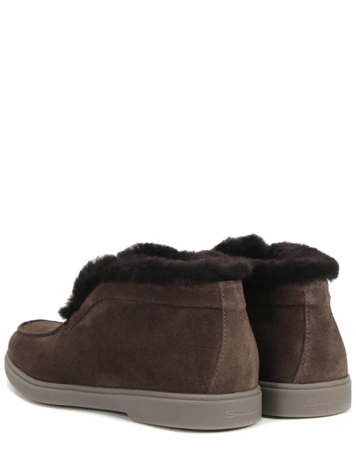 Ботинки замшевые на меху SANTONI
