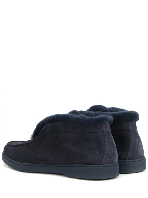 Ботинки замшевые на меху SANTONI