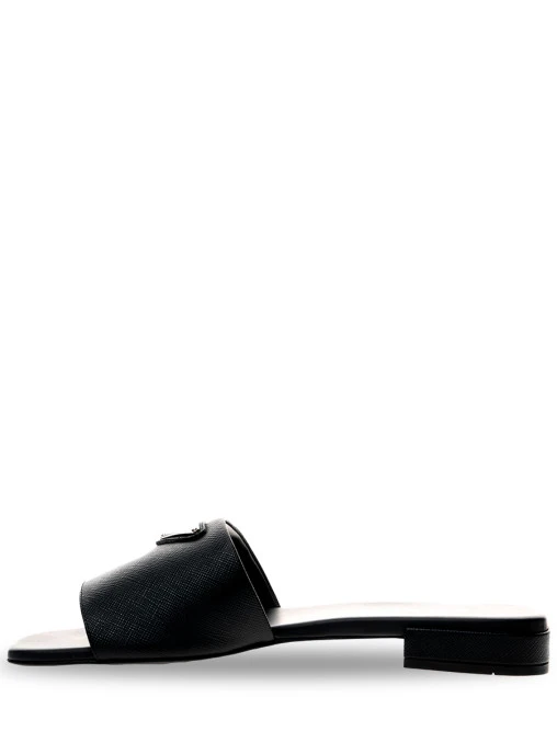 Мюли кожаные PRADA