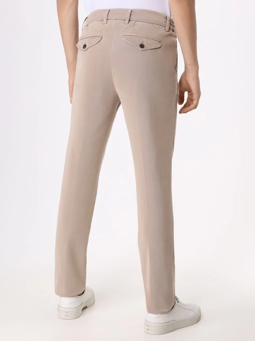 Брюки Smooth Fit хлопковые FRADI