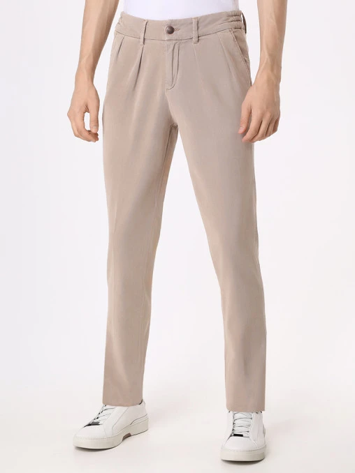 Брюки Smooth Fit хлопковые FRADI
