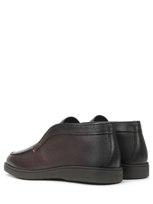 Ботинки кожаные на меху SANTONI