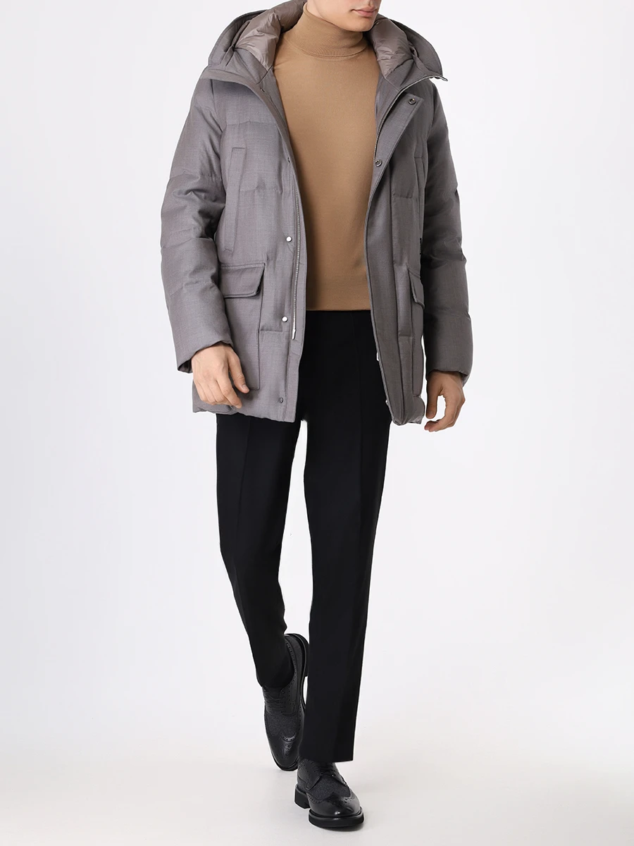 Брюки однотонные