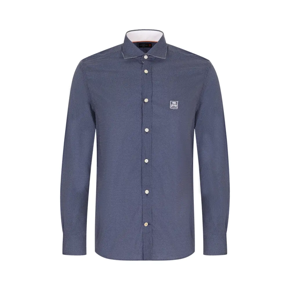 Рубашка Slim Fit хлопковая