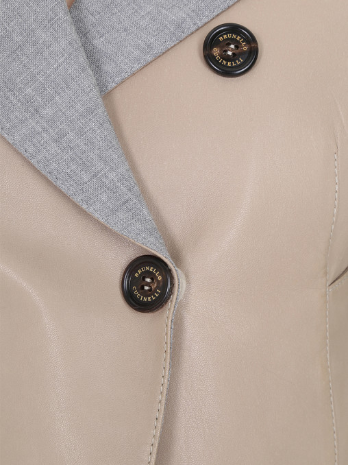 Куртка комбинированная BRUNELLO CUCINELLI