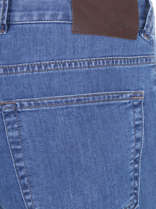 Джинсы Slim Fit хлопковые CANALI