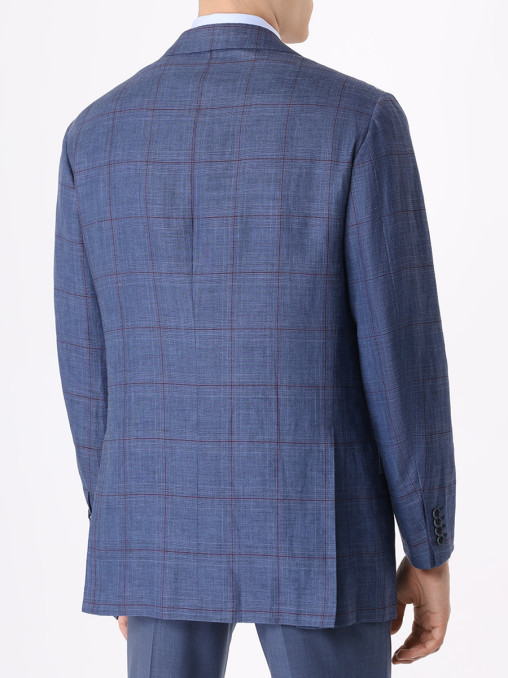 Пиджак в клетку KITON