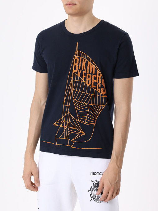 Футболка хлопковая BIKKEMBERGS