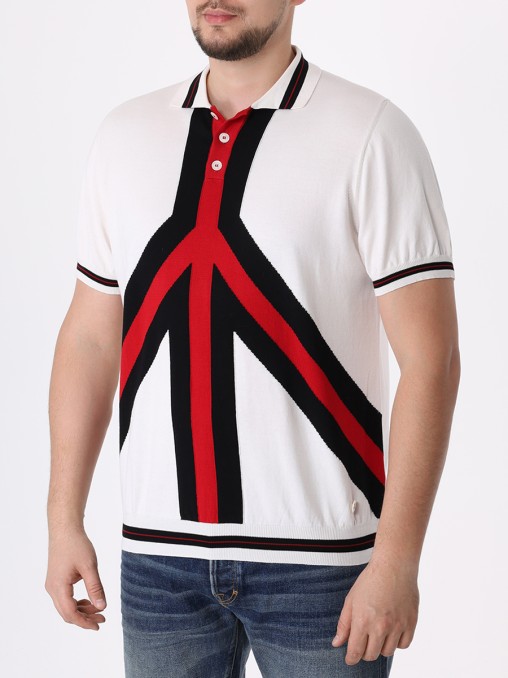 Поло хлопковое MOSCHINO