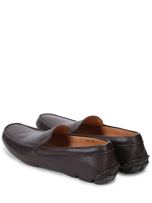 Мокасины кожаные PRADA