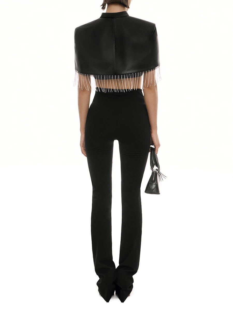 Кейп Underworld кожаный