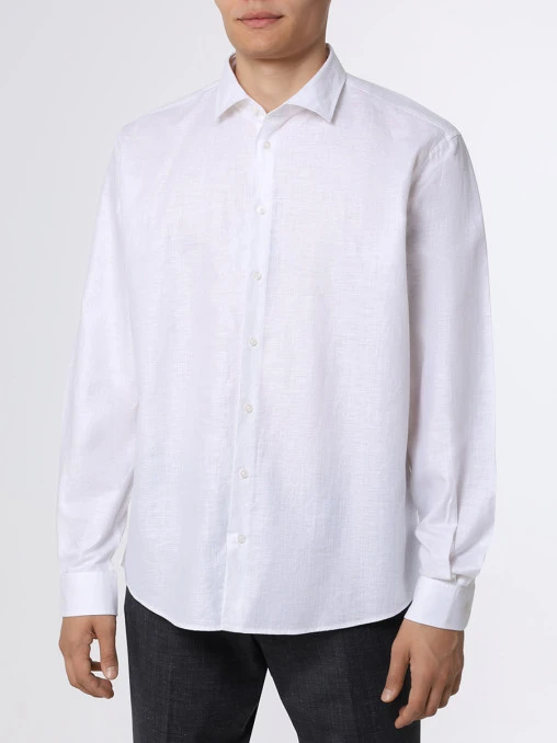 Рубашка Regular Fit однотонная BML
