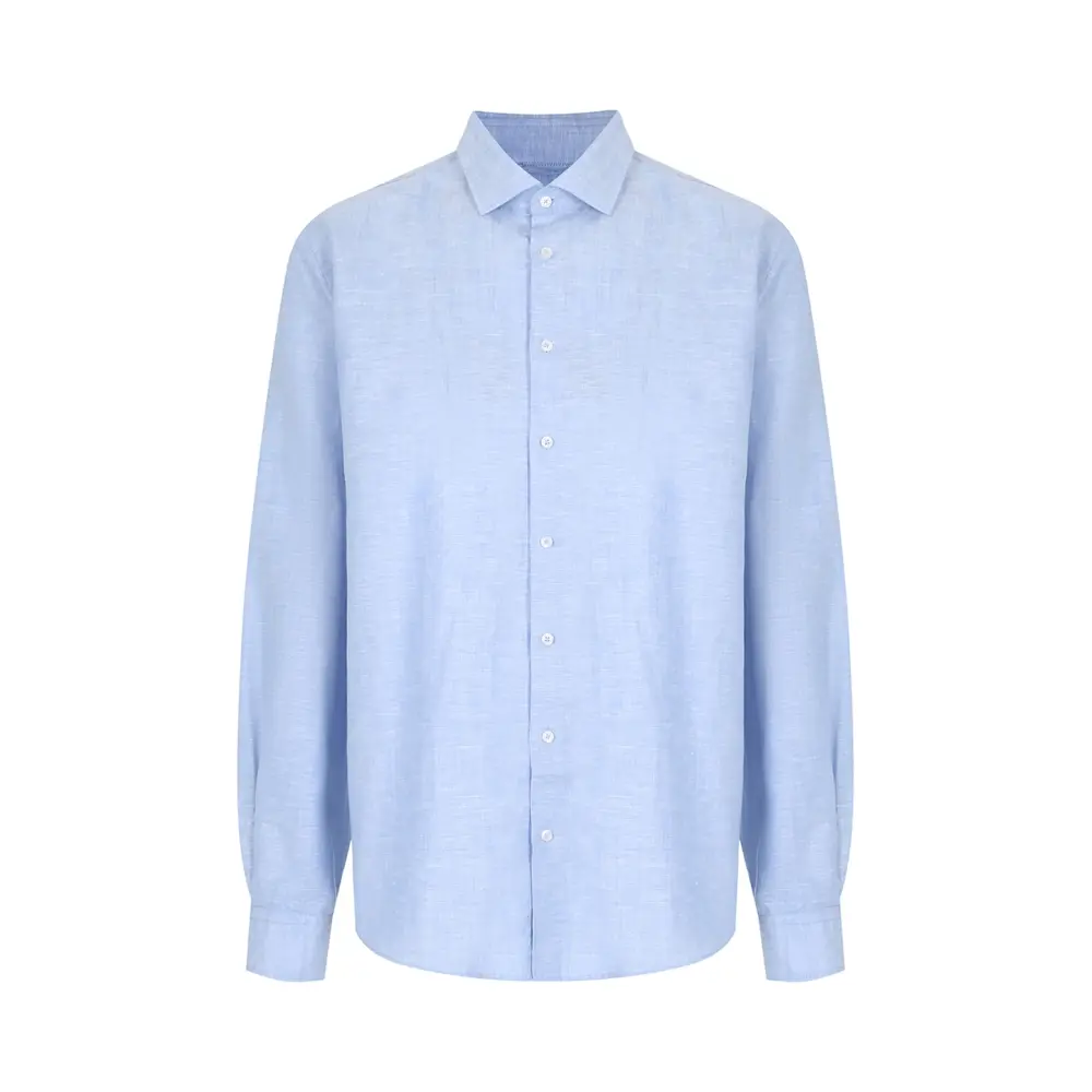 Рубашка Regular Fit однотонная