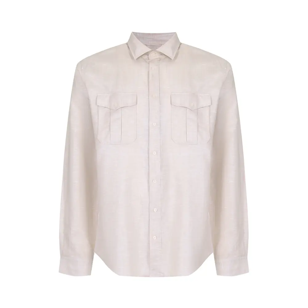 Рубашка Regular Fit однотонная